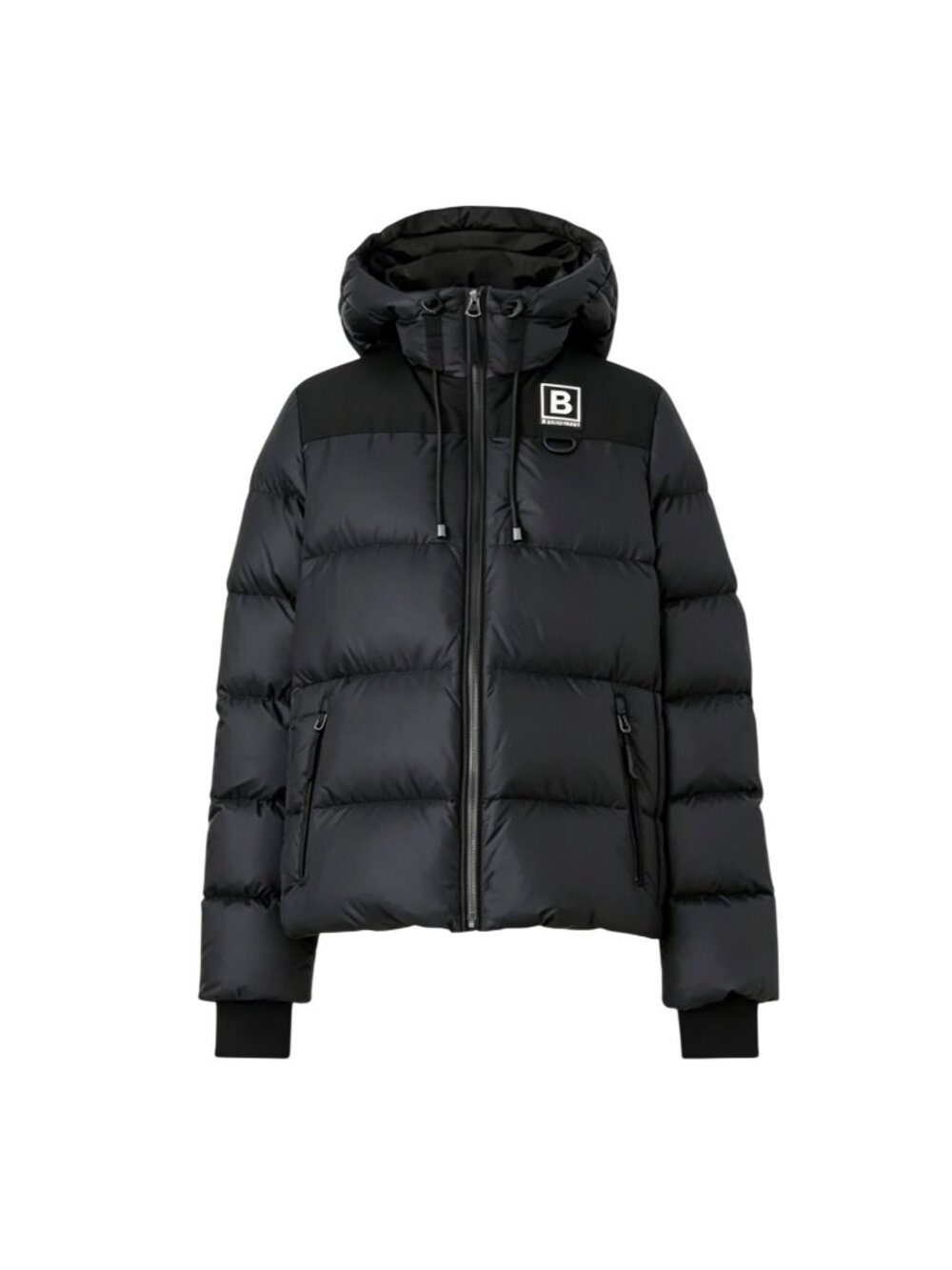 Burberry Men’s Westcroft  BBox Letter Graphic Logo Down Puffer Jacket Navy XS 80